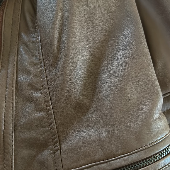 Cole Haan authentic brown leather jacket. Never worn! - Picture 6 of 13